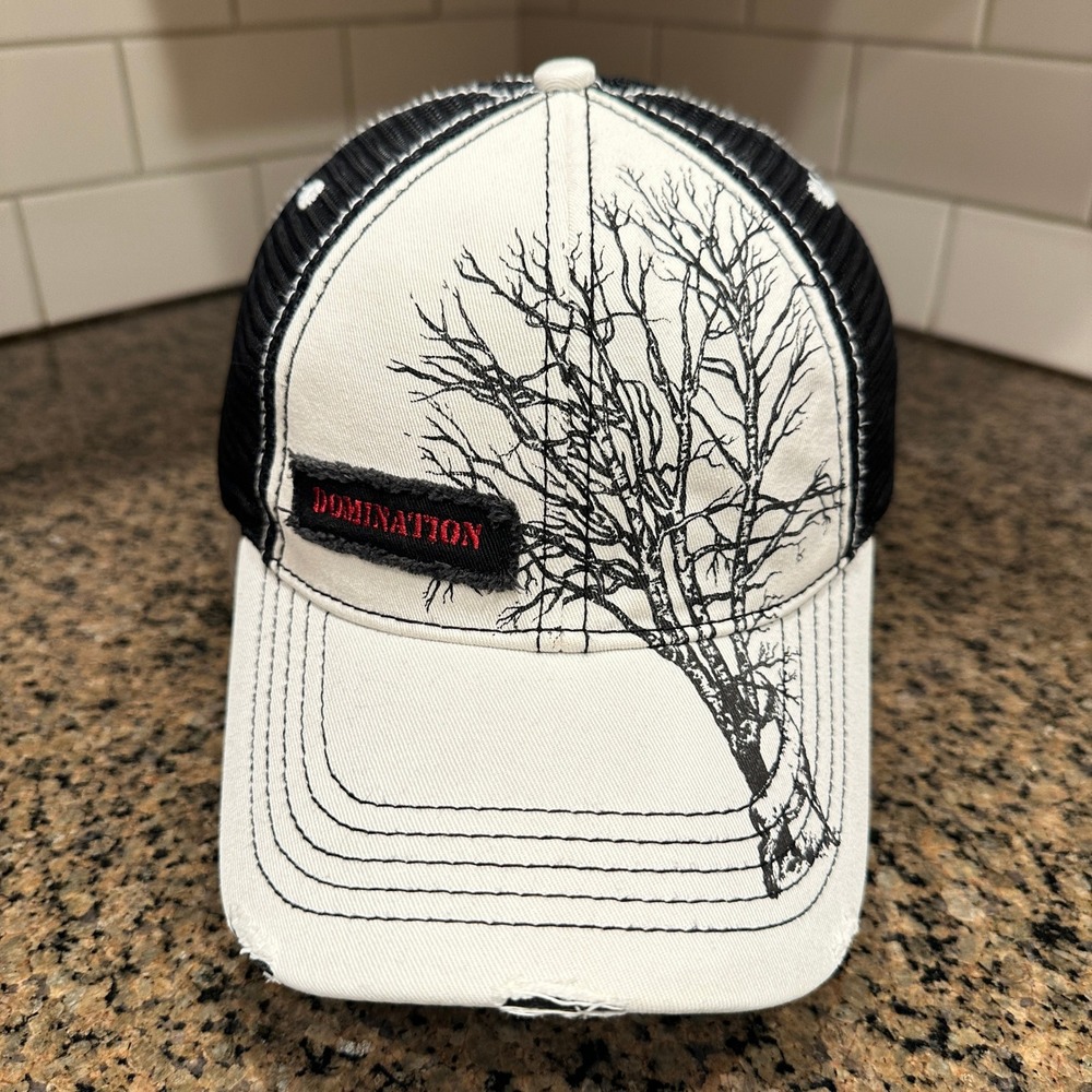 Legendary Whitetails Legendary Domination Trucker Hat Cap Black White Dear Gear